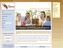 Tablet Screenshot of guiaceliacos.com